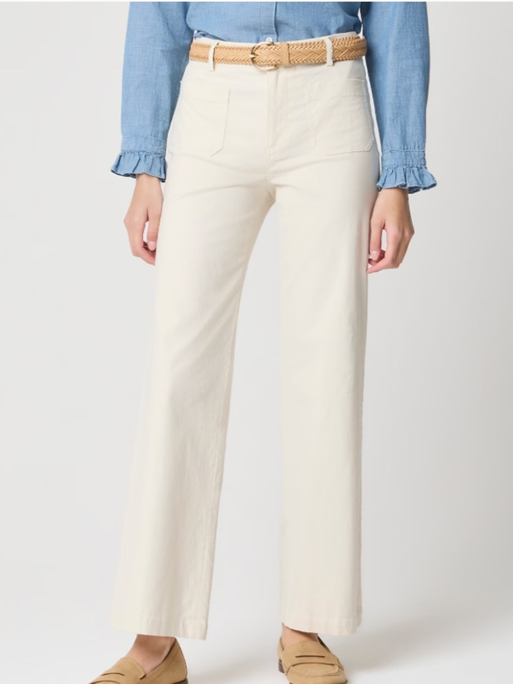J. Crew Lizzie Wide Leg Pants